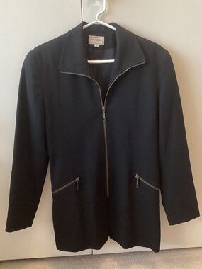 Henri Bendel Zip Blazer Jacket - size 8
